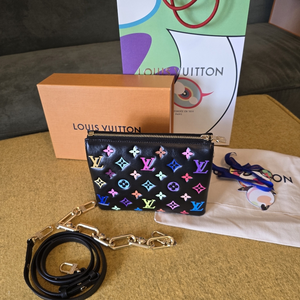 Limited Edition Louis Vuitton Takashi Murakami Coussin handbag brand new